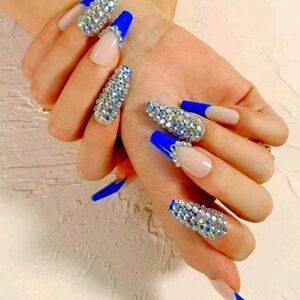 24 piece Rhinestone decor press ons